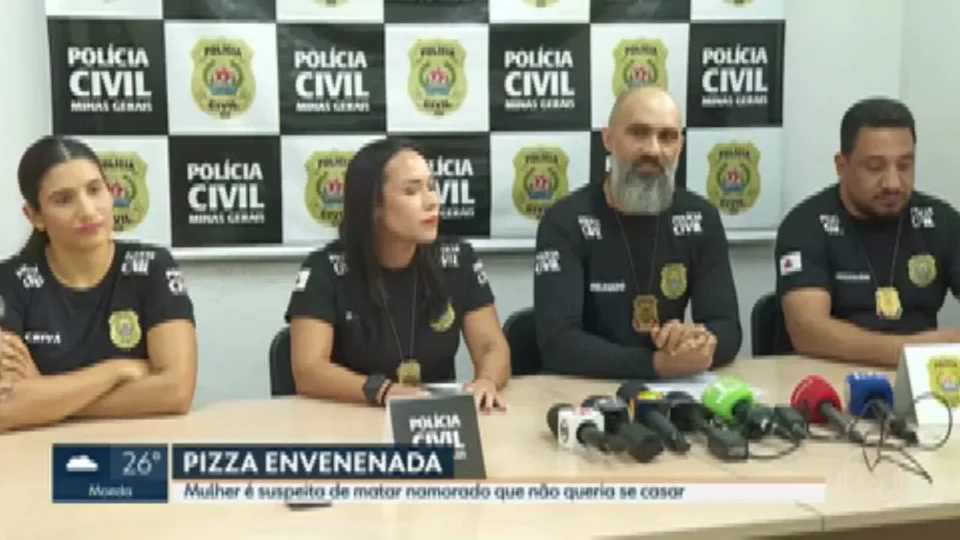 Mulher é presa por matar ex-noivo com pizza envenenada em Ribeirão das Neves