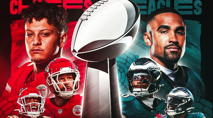 Cartaz de divulgação do Super Bowl