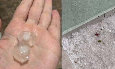 A Defesa Civil emitiu alerta para chuva forte por algumas horas e risco de alagamentos.