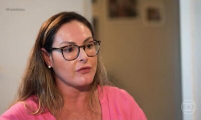 Anna Beatriz Herief em entrevista ao Fantástico, da TV Globo