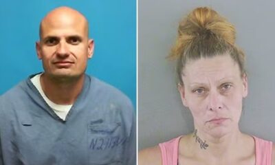 Fotos de Joseph Luke Brown e Stephanie Kay Wegman na prisão