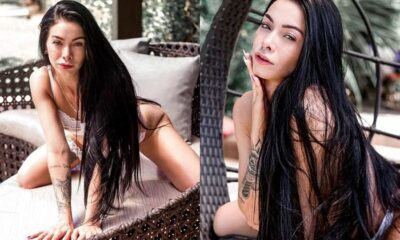 mulher branca de cabelo preto