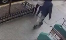 Homem batendo na mulher na rua