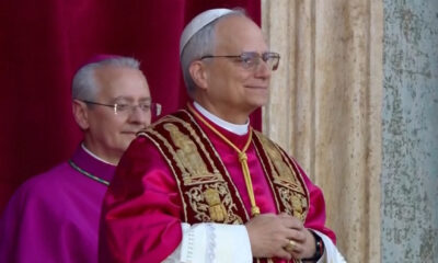 Papa Leão XIV em discurso de anúncio