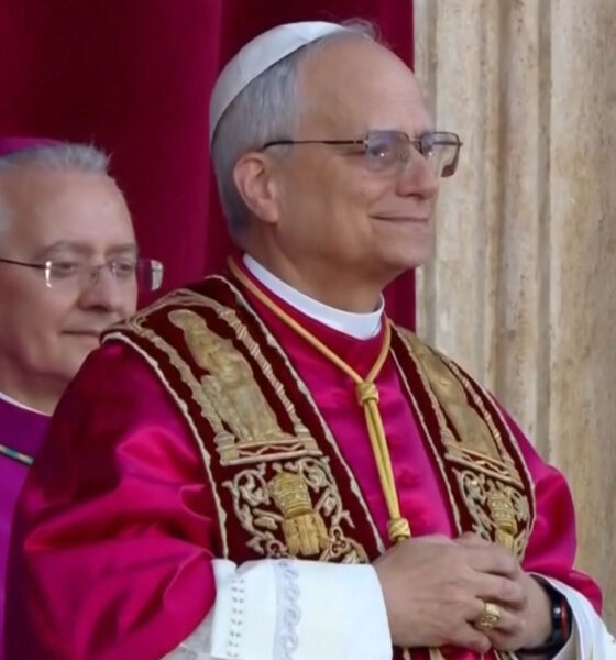 Papa Leão XIV em discurso de anúncio