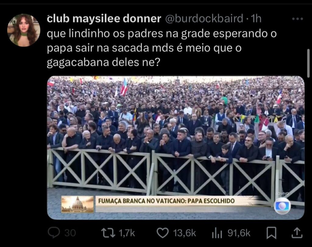 Print de tuíte
