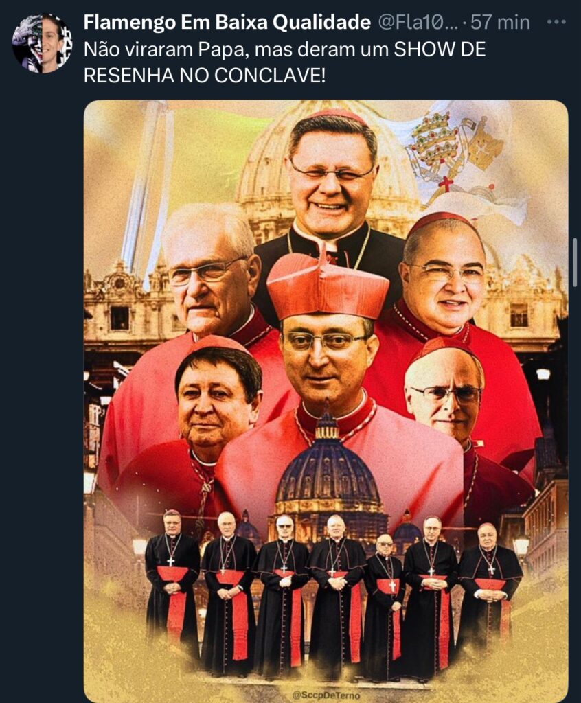 Print de tuíte