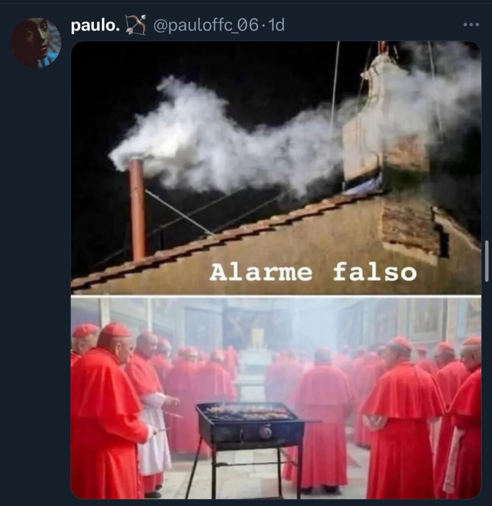 Print de tuíte