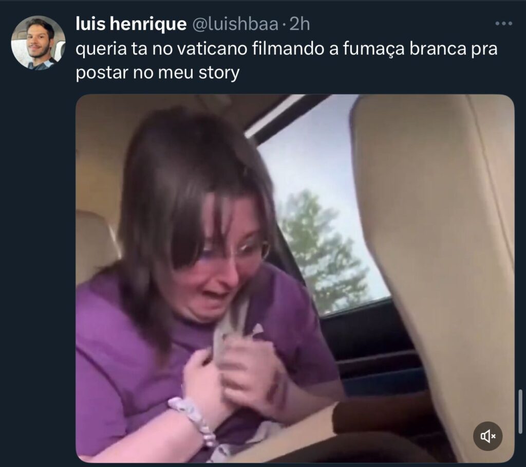 Print de tuíte