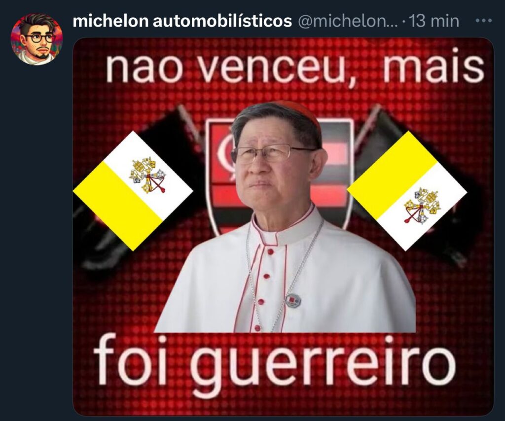 Print de tuíte