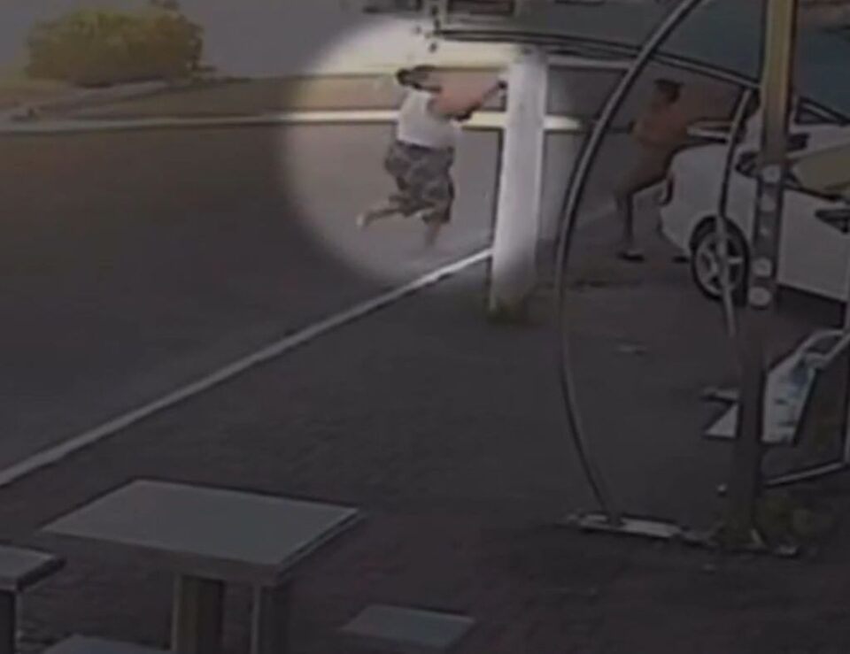 Imagens de câmeras de segurança