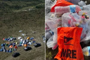 Sem autorização, Legendários deixam lixo em parque estadual em MG