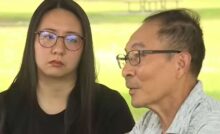 Vítima e filha em vídeo de denúncia