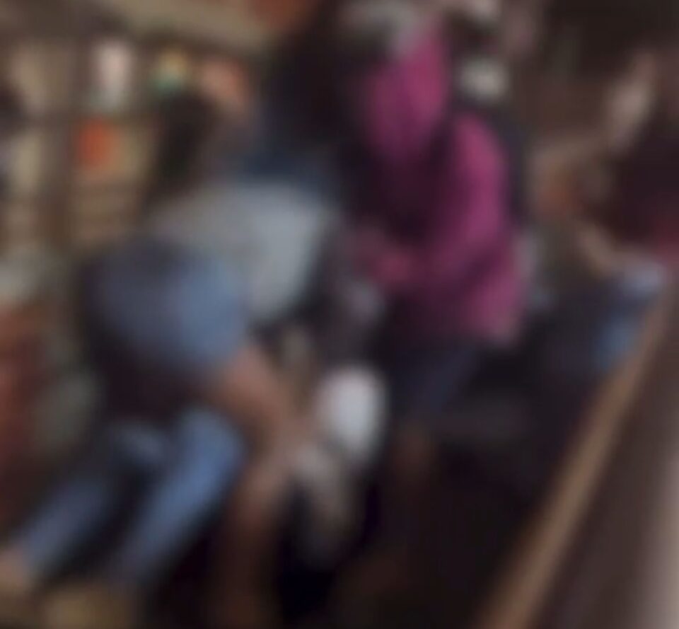 Frame da agressão