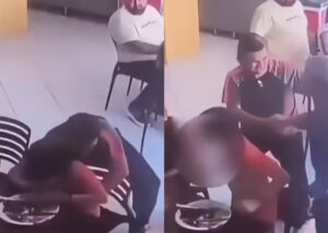 Vídeo: bombeiro salva criança engasgada em restaurante de MG