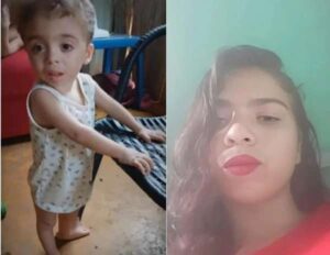Criança de 2 anos e mãe autora do crime