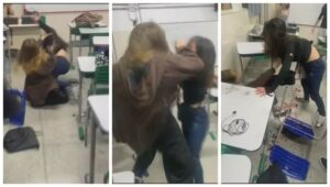 Conflito entre alunas, motivado por disputa por cadeira, termina com jovem ferida e polícia acionada