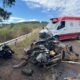 Veículos tiveram perda total após acidente