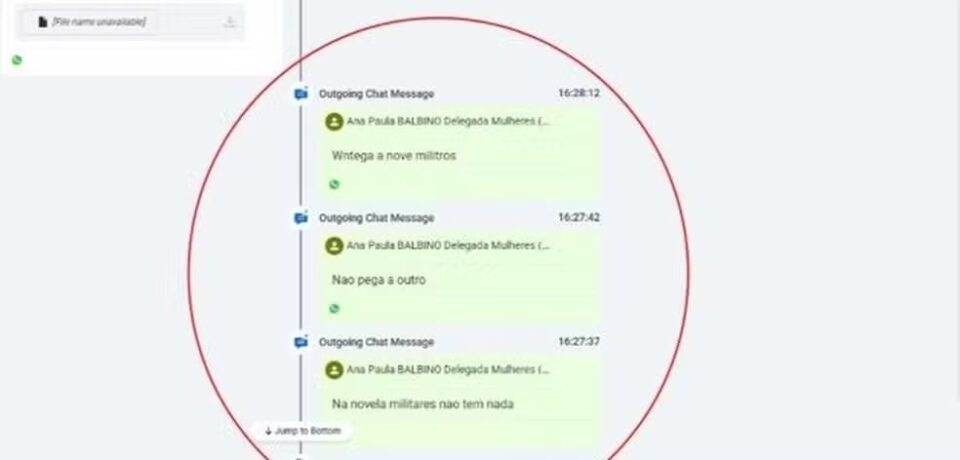 Renê Júnior pediu à esposa que entregasse outra arma, diferente da usada no crime; segundo o inquérito, ela não atendeu ao pedido