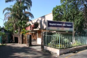 Hospital Infantil João Paulo II, em BH, onde enfermeira foi ferida durante coleta de sangue de bebê