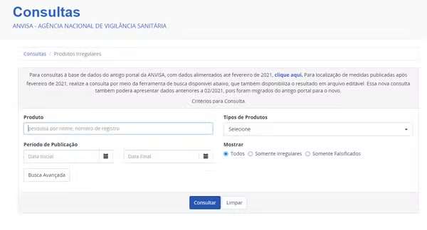 site anvisa