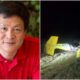 montagem com foto do arquiteto e da aeronave após acidente