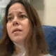Mulher de 36 anos internada em um hospital.