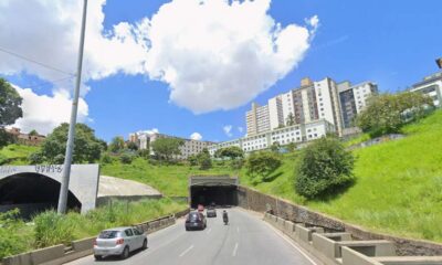 Incidente ocorreu no Complexo da Lagoinha, enquanto o carro entrava no túnel que dá leva à Avenida Cristiano Machado | Google Maps