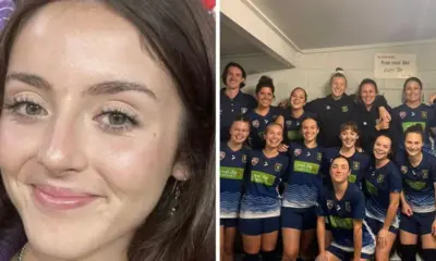 Finley Bone foi homenageada por seu time | Reprodução/Redes sociais