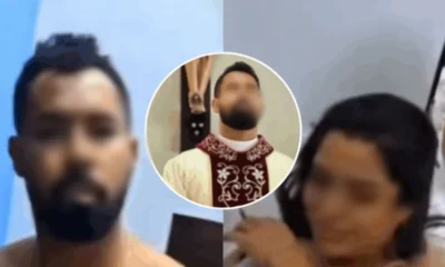 Jovem aparece em vídeo com padre; polícia investiga invasão e divulgação