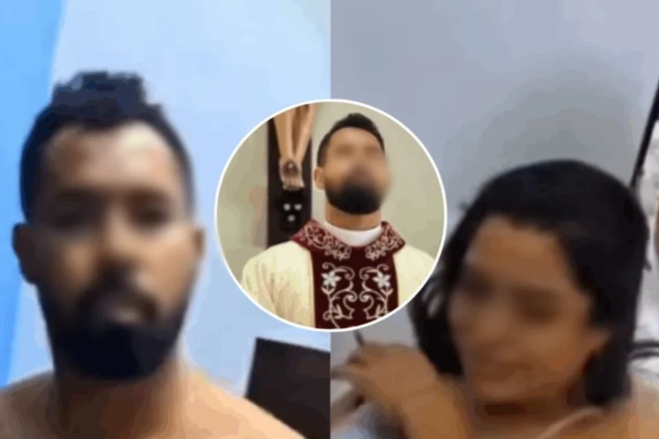 Jovem aparece em vídeo com padre; polícia investiga invasão e divulgação
