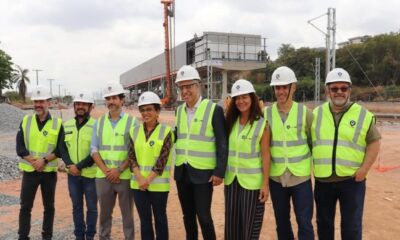 Obras da Estação Novo Eldorado avançam e passarela para pedestres será concluída antes da inauguração em janeiro de 2026