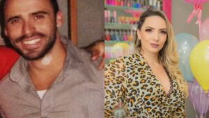 Foto do casal Jeferson Luiz Sagaz e Ana Carolina Silva.