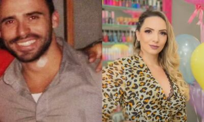 Foto do casal Jeferson Luiz Sagaz e Ana Carolina Silva.