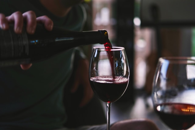 taça de vinho