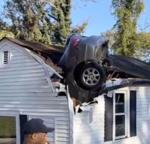 carro no teto