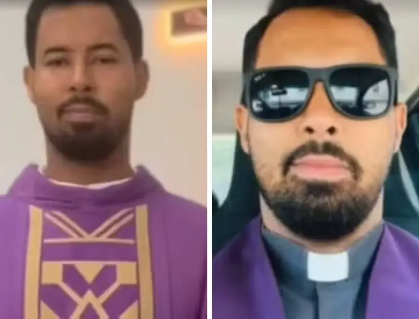 Imagem mostra padre Luciano.