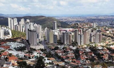 Visão periférica do bairro Belvedere, em BH
