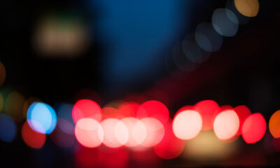 luzes de carro de polícia