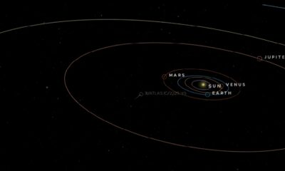 Imagens do cometa interestelar 3I/ATLAS registradas por sondas em Marte revelam detalhes da coma e da rara anticauda luminosa
