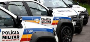 Carro da Polícia Militar de Minas Gerais.
