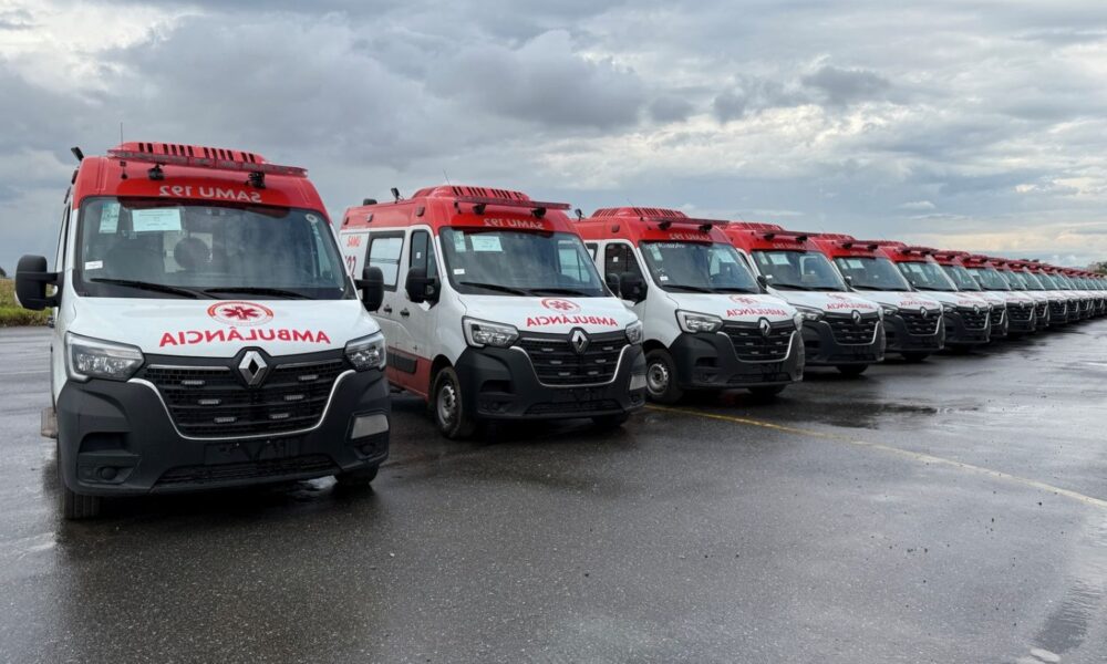 Belo Horizonte recebe 17 novas ambulâncias para o Samu